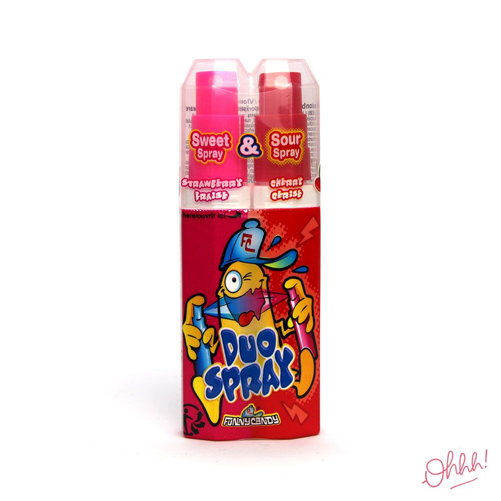 Duo Spray Candy (Sweet fraise – Sour cerise) Duo Spray Candy (Sweet fraise - Sour cerise)