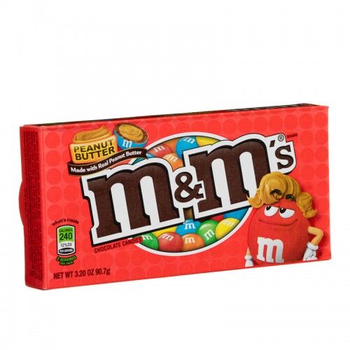 M&M’s peanut butter box M&M's peanut butter box