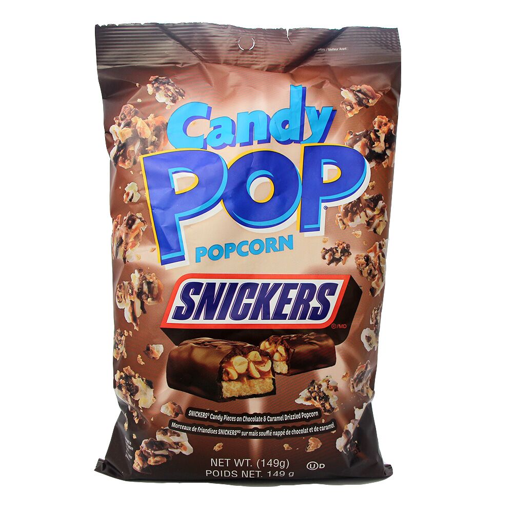 Popcorn Candy Pop Snickers Popcorn Candy Pop Snickers
