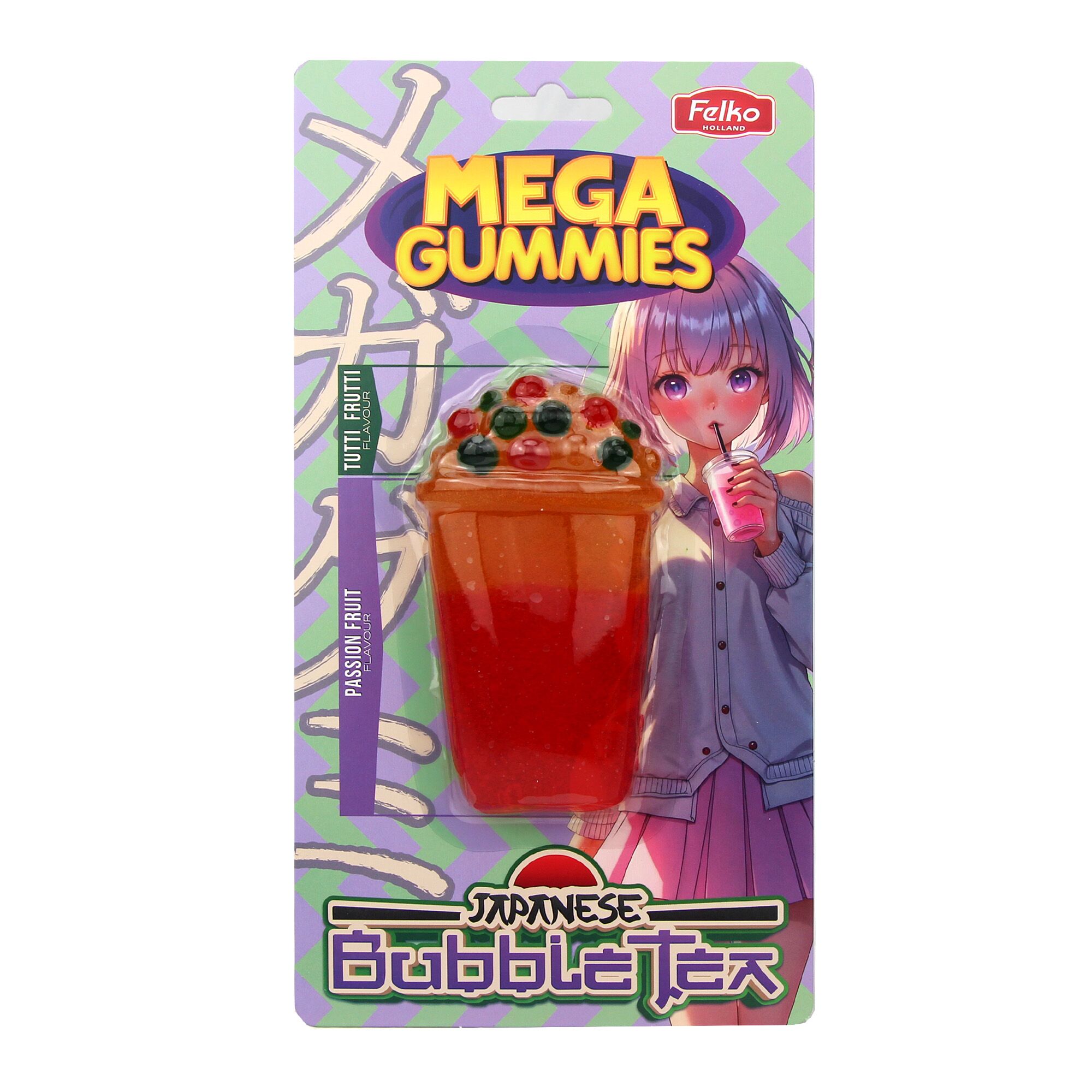 Mega Gummies Japanese Bubble Tea 120g Mega Gummies Japanese Bubble Tea 120g