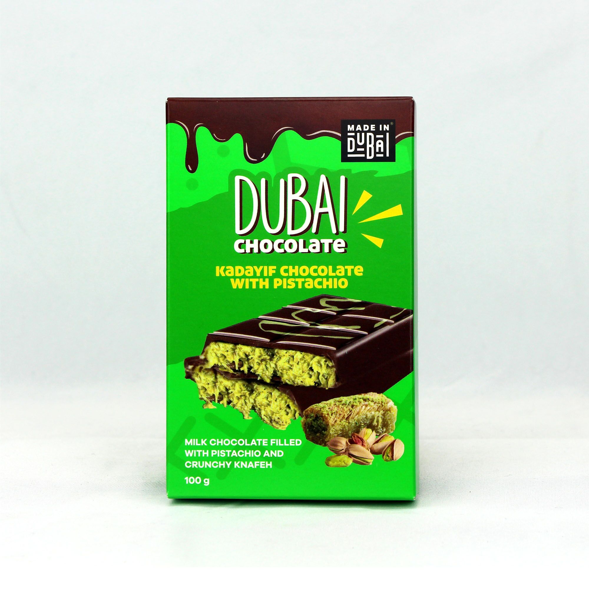 Made in Dubai – Dubai Chocolate Kadayif with Pistachio 100 g Made in Dubai - Dubai Chocolate Kadayif with Pistachio 100 g