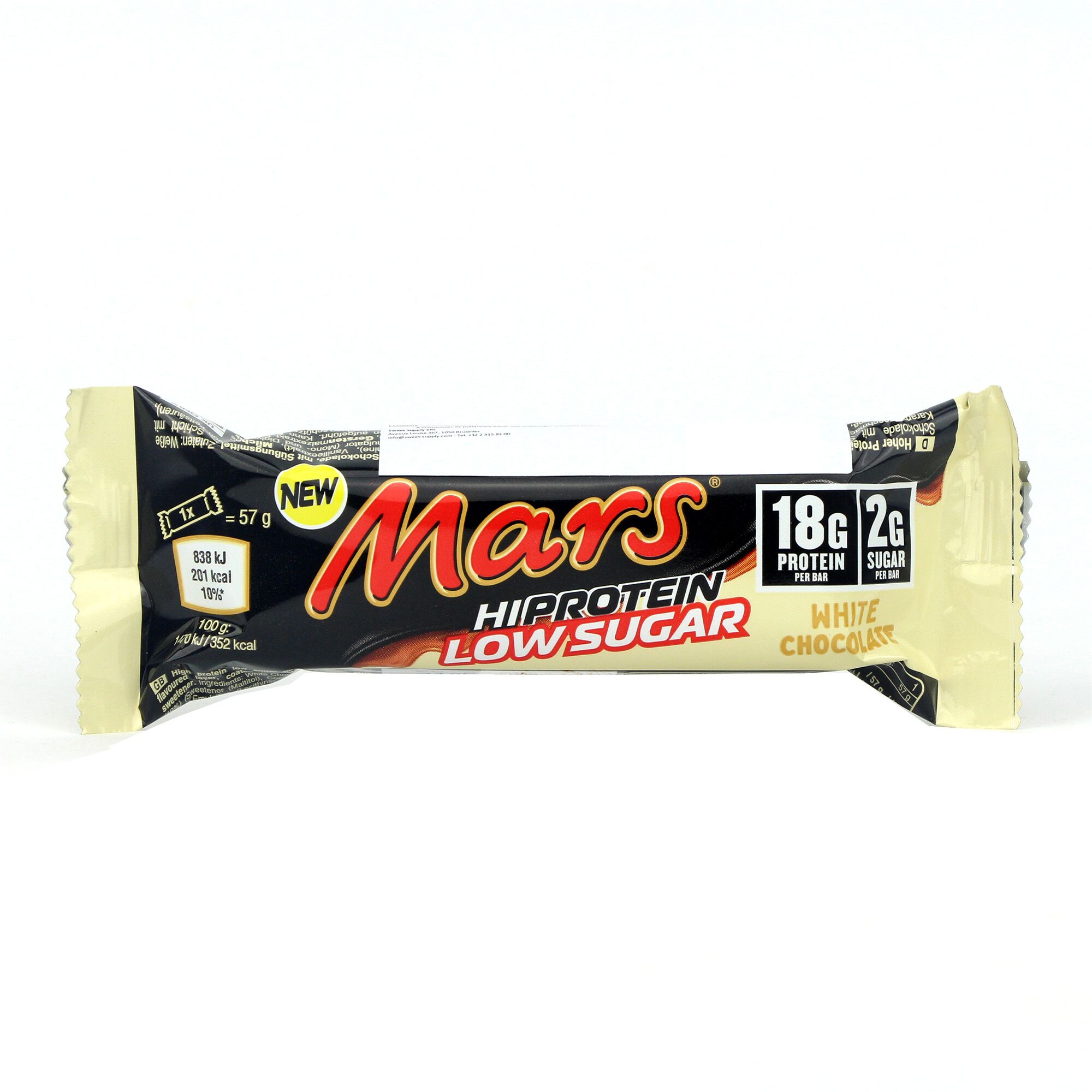 High Protein Low Sugar Mars White Chocolate Bar High Protein Low Sugar Mars White Chocolate Bar