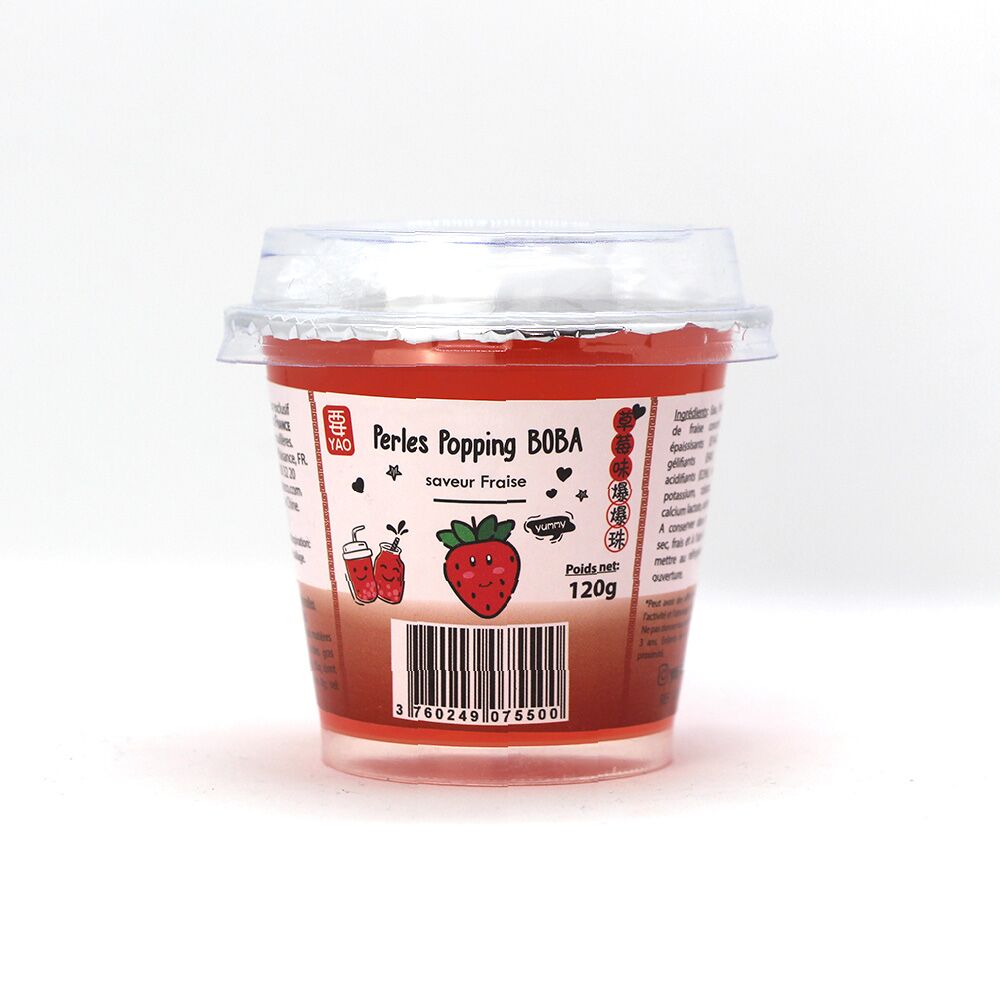 Bubble Tea Perles Popping Boba Fraise Bubble Tea Perles Popping Boba Fraise