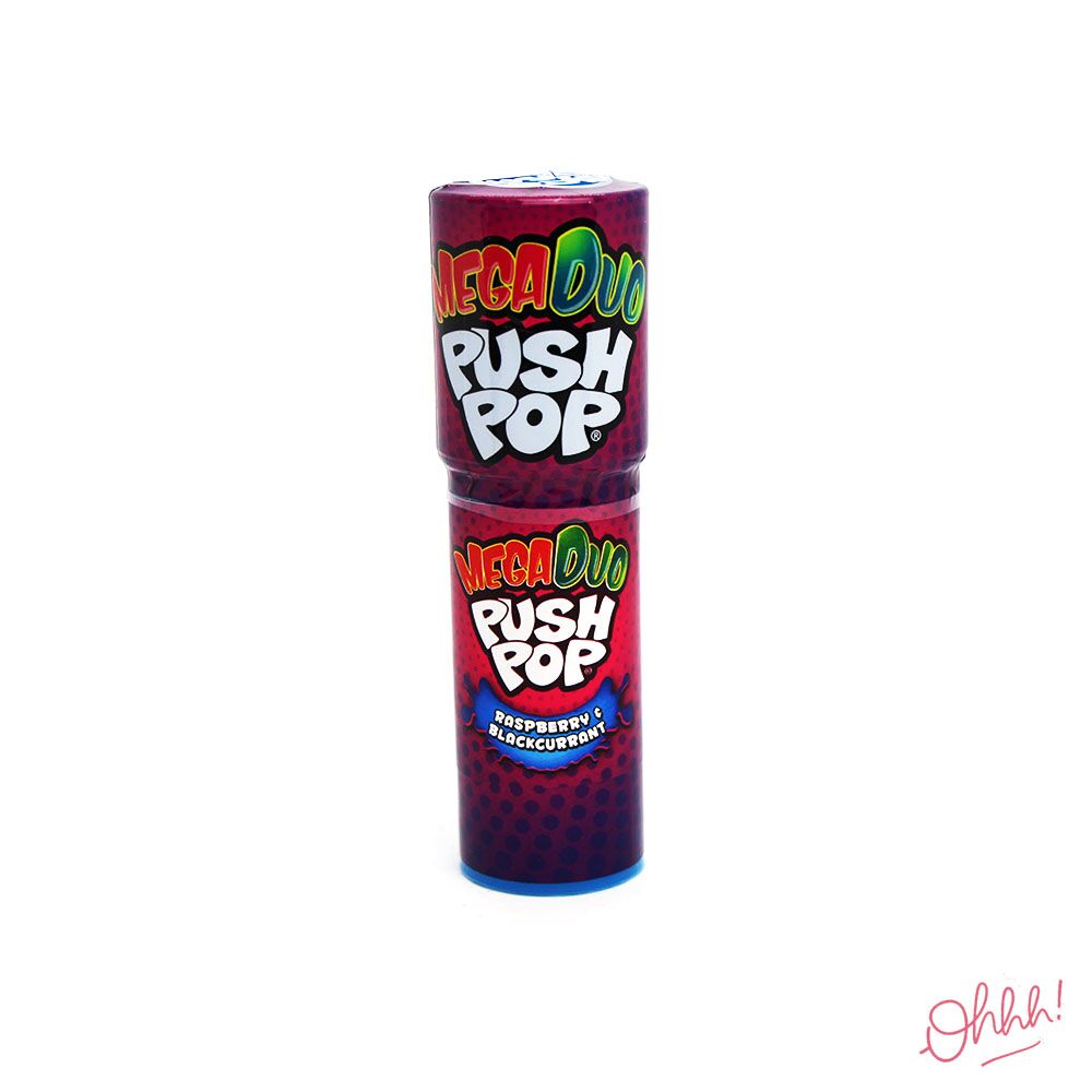 Push Pop Mega Duo Raspberry & Blackcurrant Push Pop Mega Duo Raspberry & Blackcurrant