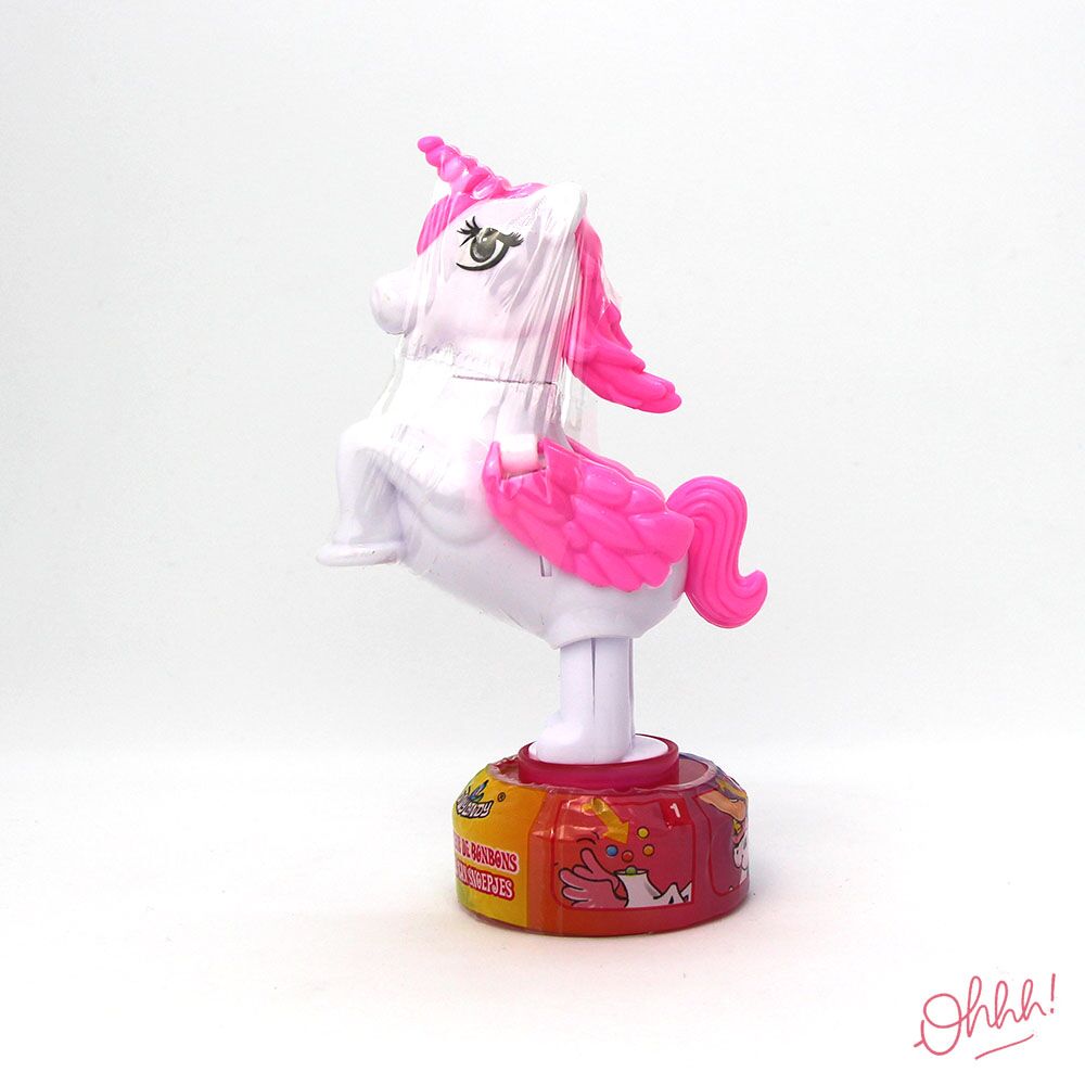 Unicorn Poo distributeur bonbons Blanc-Rose Unicorn Poo distributeur bonbons Blanc-Rose