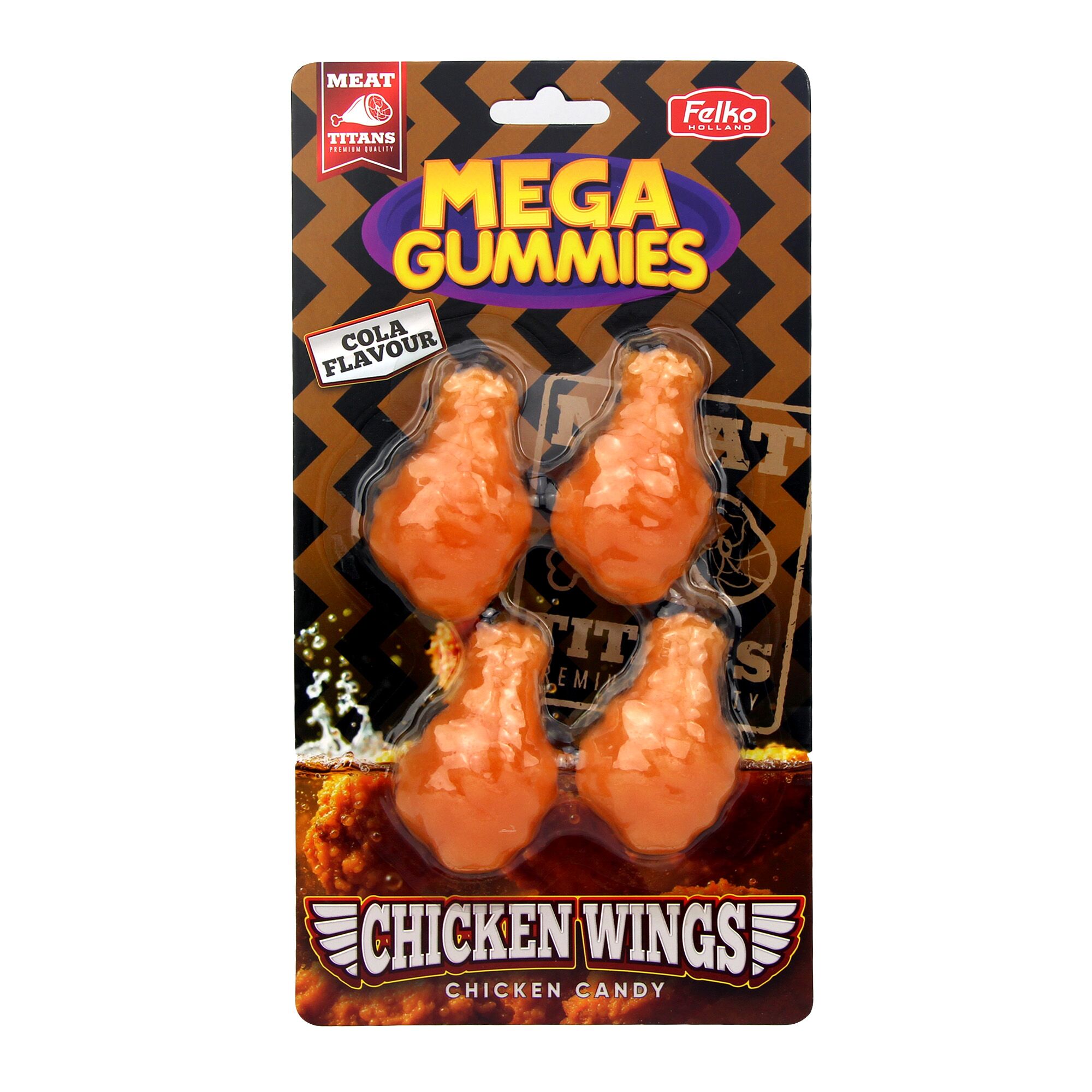 Mega Gummies Chicken Wings saveur Cola 120g Mega Gummies Chicken Wings saveur Cola 120g