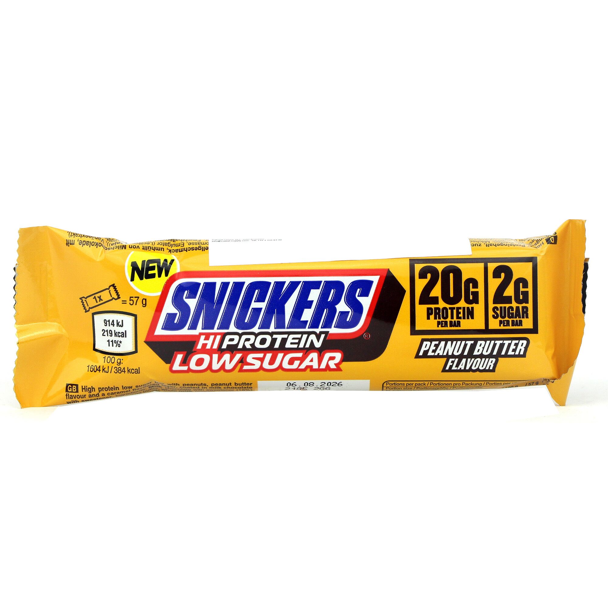 High Protein Low Sugar Snickers Peanut Butter Bar High Protein Low Sugar Snickers Peanut Butter Bar
