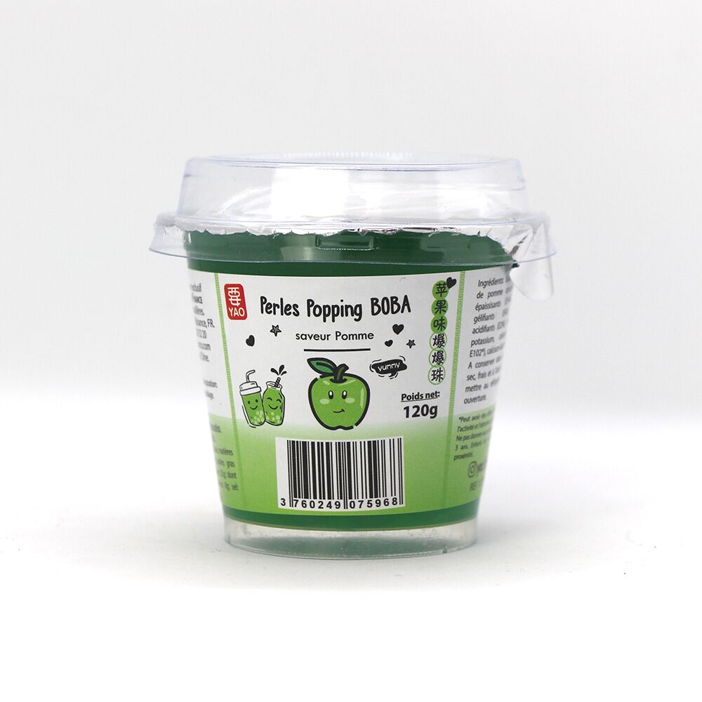 Bubble Tea Perles Popping Boba Pomme Bubble Tea Perles Popping Boba Pomme