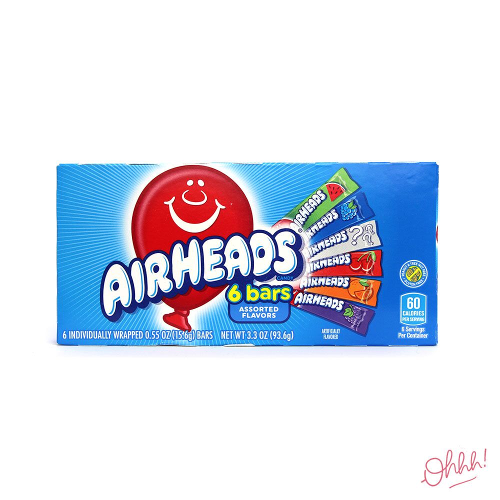 Airheads 6 bars Assorted Flavor Airheads 6 bars Assorted Flavor