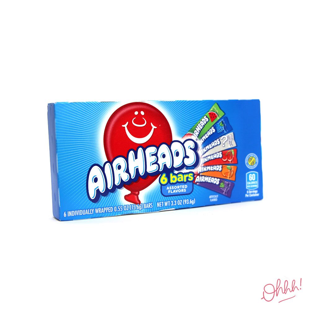Airheads 6 bars Assorted Flavor Airheads 6 bars Assorted Flavor – Image 2