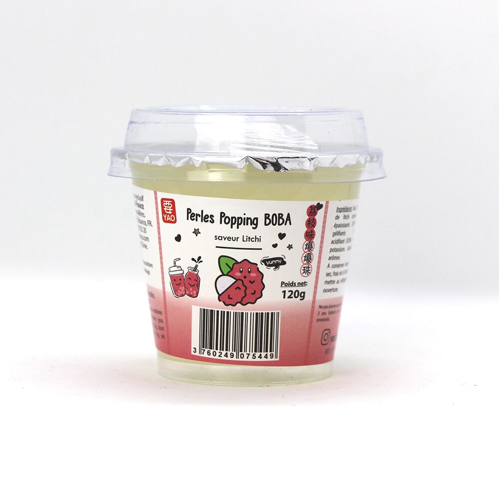 Bubble Tea Perles Popping Boba Litchi Bubble Tea Perles Popping Boba Litchi