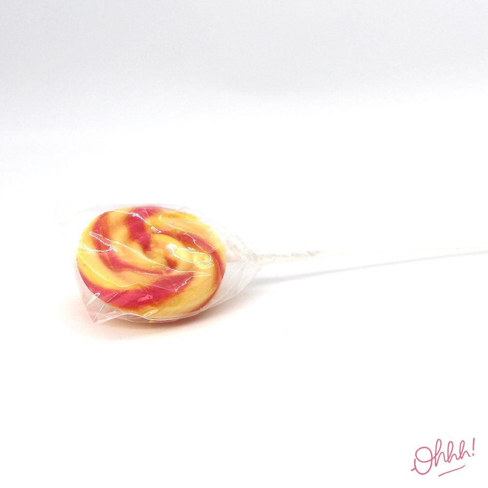 Sucette Spirale Jaune-Rouge Sucette Spirale Jaune-Rouge