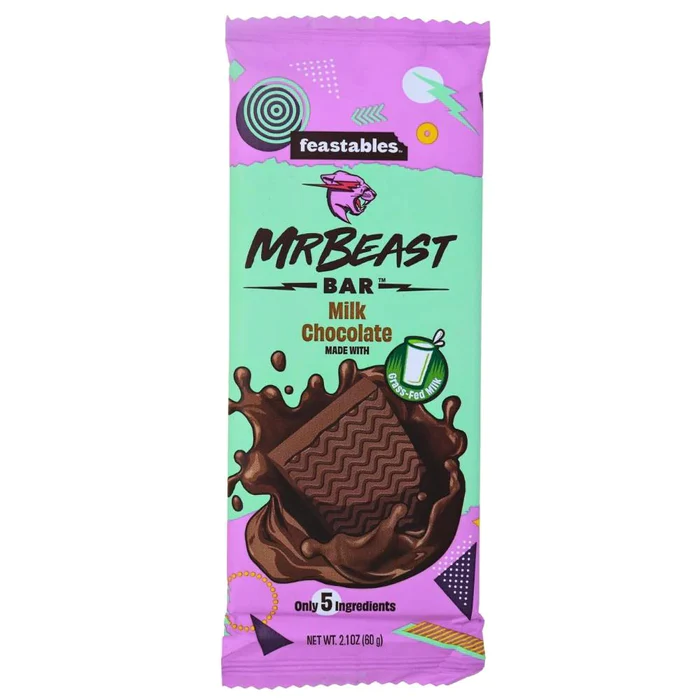 Mister Beast Feastables Chocolate Bar Milk Chocolate Mister Beast Feastables Chocolate Bar Milk Chocolate