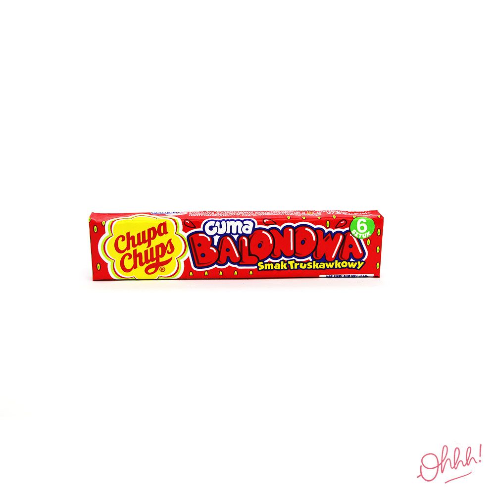 Guma Balonowa Strawberry (6 pièces) Guma Balonowa Strawberry (6 pièces)