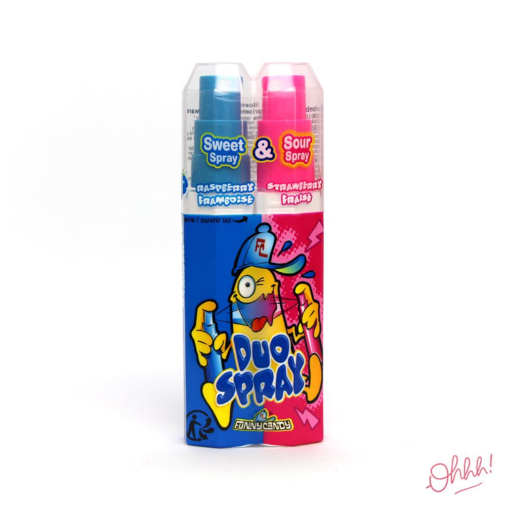Duo Spray Candy (Sweet framboise – Sour fraise) Duo Spray Candy (Sweet framboise - Sour fraise)