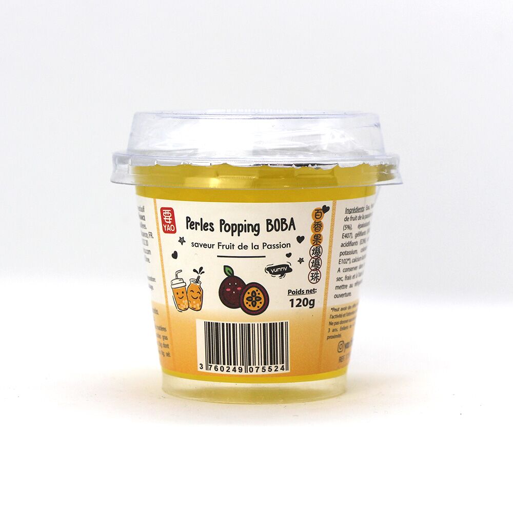 Bubble Tea Perles Popping Boba Passion Bubble Tea Perles Popping Boba Passion