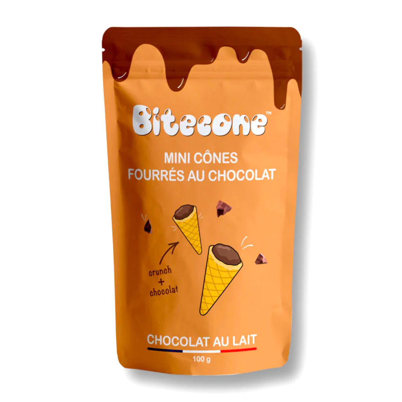 Bitecone Mini Cônes Chocolat Lait Bitecone Mini Cônes Chocolat Lait
