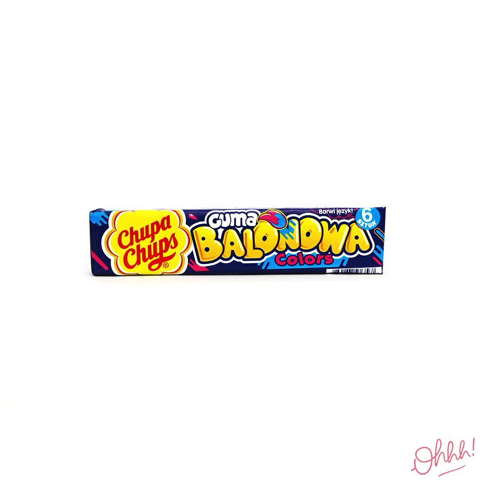 Guma Balonowa Framboise Bleue Colors (6 pièces)