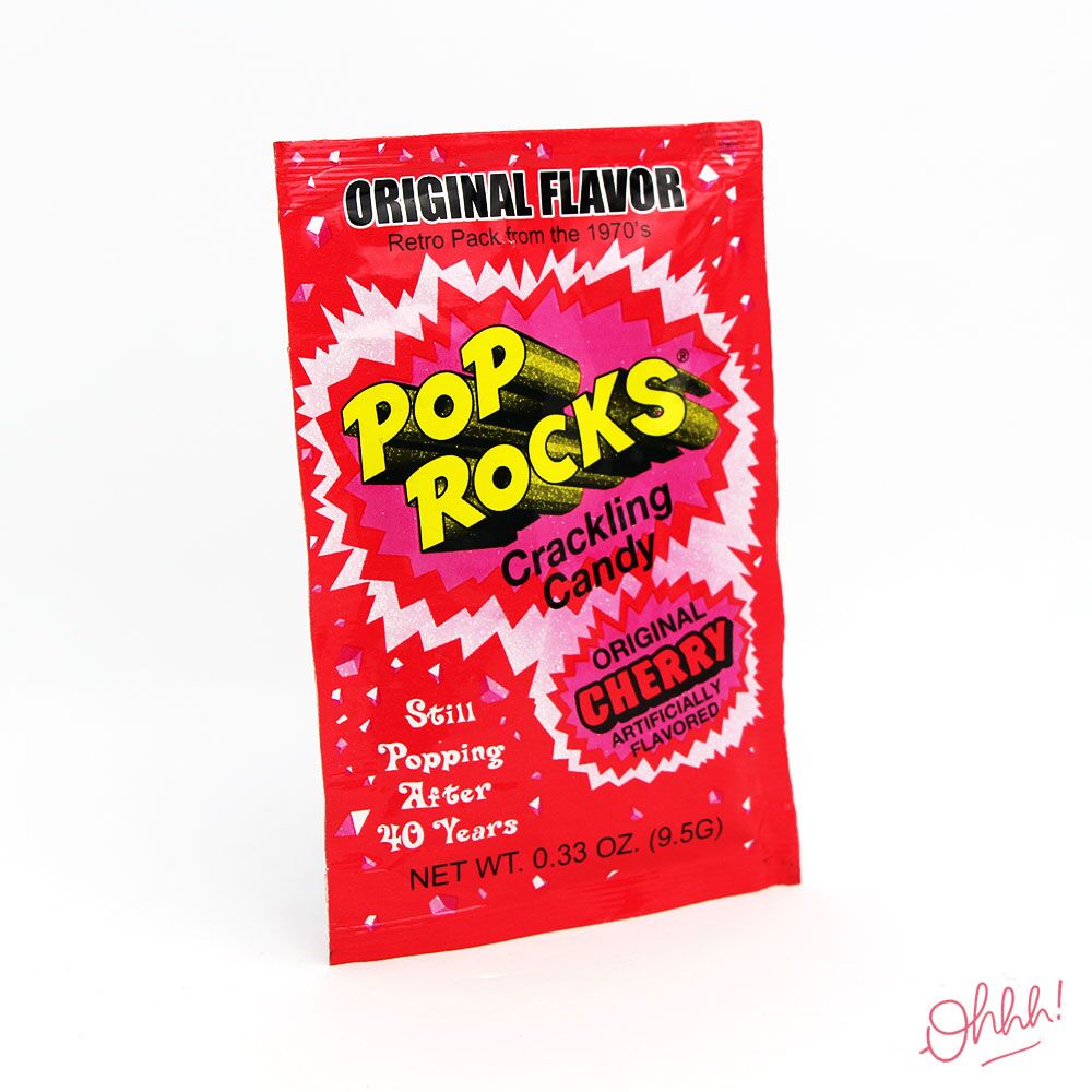 Pop Rocks Crackling Candy Original Cherry (retro pack 70’s) Pop Rocks Crackling Candy Original Cherry (retro pack 70's) – Image 2