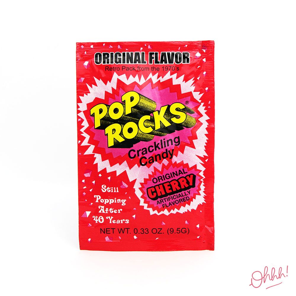 Pop Rocks Crackling Candy Original Cherry (retro pack 70’s) Pop Rocks Crackling Candy Original Cherry (retro pack 70's)