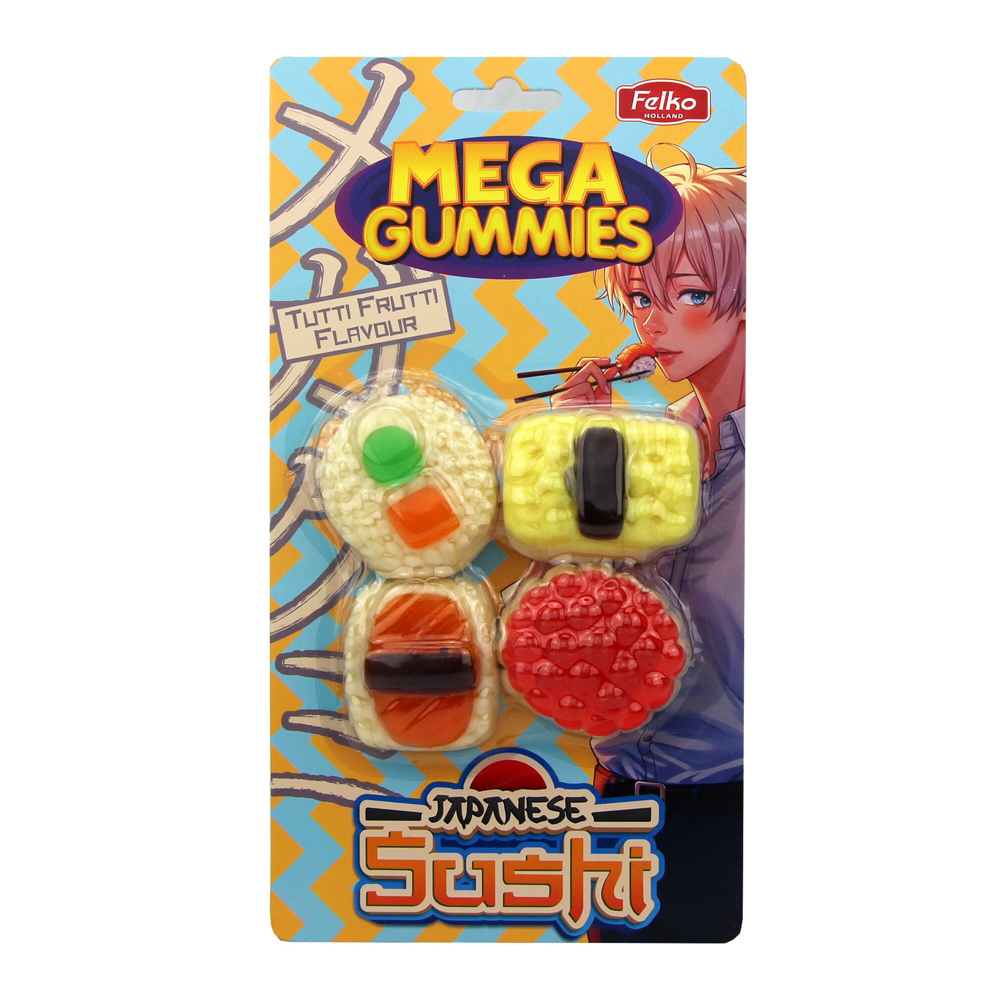 Mega Gummies Japanese Sushi 120g Mega Gummies Japanese Sushi 120g