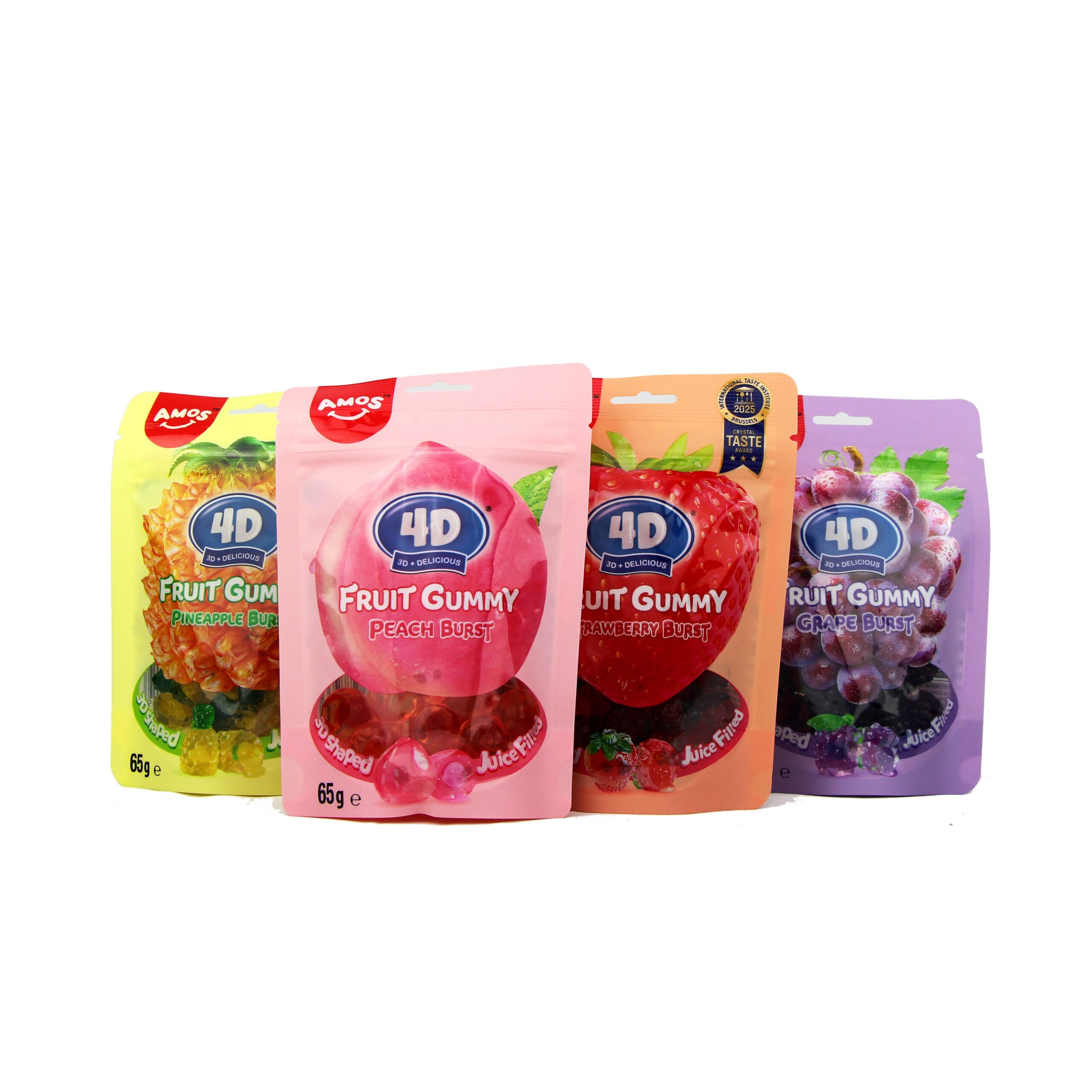 4D Fruit Gummy – Pack découverte (Grape – Peach – Strawberry – Pineapple) – bonbons épluchables 4D Fruit Gummy - Pack découverte (Grape - Peach - Strawberry - Pineapple) - bonbons épluchables