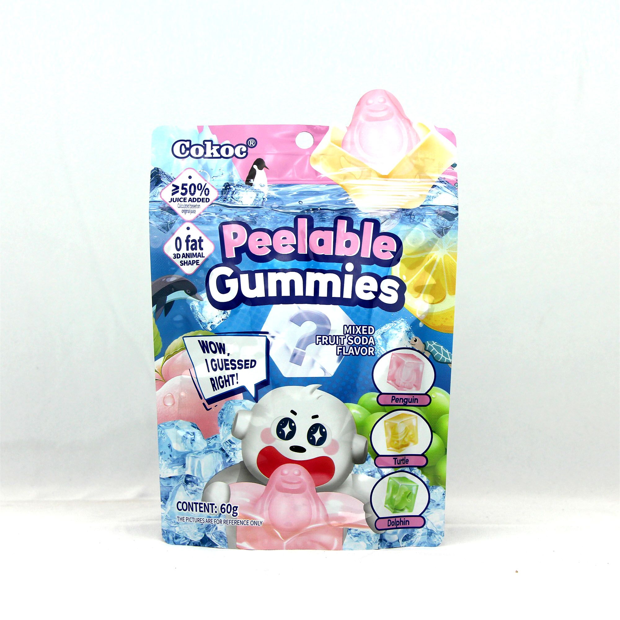 Peelable Gummies Mixed Fruit Soda Peelable Gummies Mixed Fruit Soda
