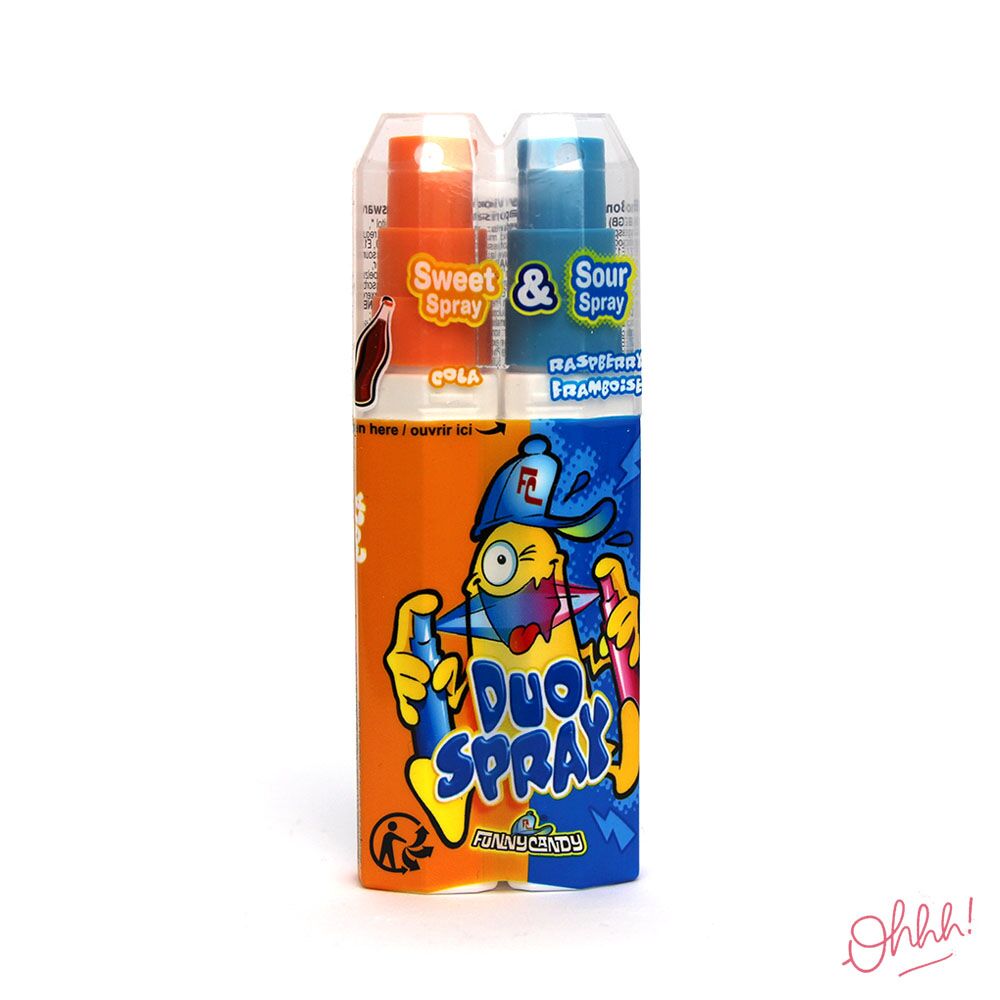 Duo Spray Candy (Sweet cola – Sour framboise) Duo Spray Candy (Sweet cola - Sour framboise)
